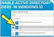 Active Directory Windows 10 How to Enable RSAT for AD in